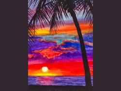 The image for Palm Tree at Sunset