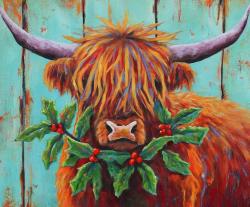 The image for Christmas Highland Cow