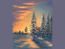 The image for Snowy Dawn Day