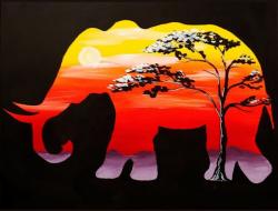 The image for Elephant Silhouette