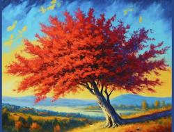 The image for Vivid Red Tree