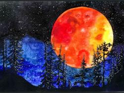The image for Orange Moon Rising